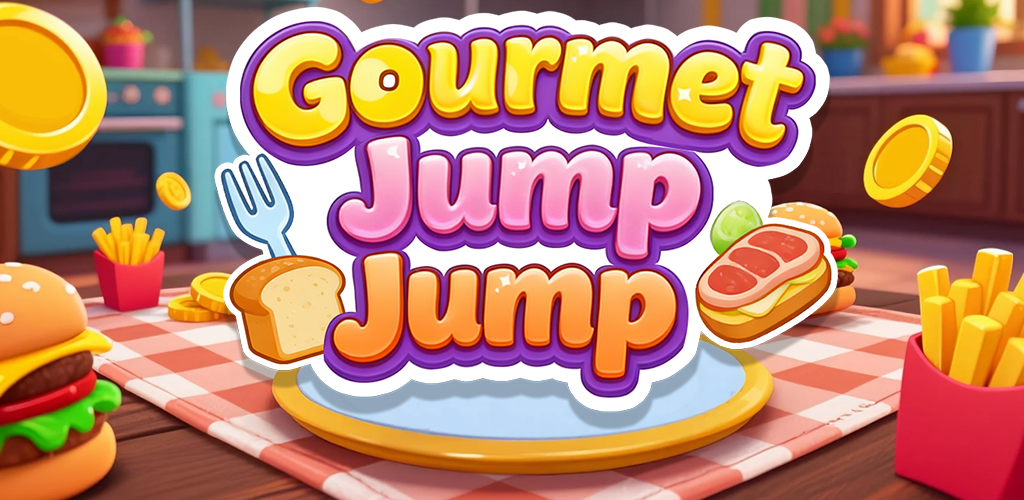 Gourmet Jump Jump food game banner